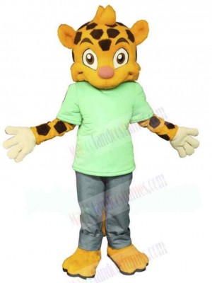 Cheetah mascot costume