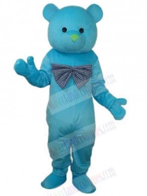 Cartoon Adult Blue Bear Mascot Costume For Adults Mascot Heads