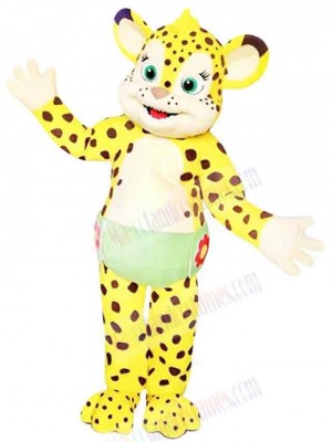Cheetah mascot costume