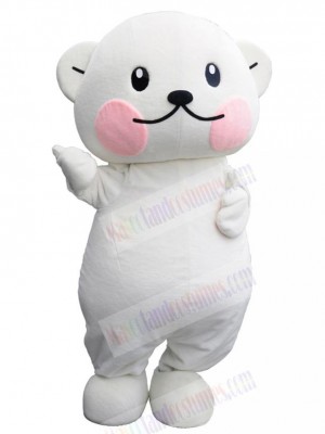 Pink Cheek Bear Mascot Costume Animal