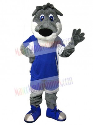 Wolf mascot costume