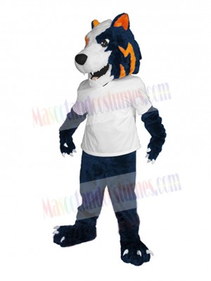 Cool Wolf Mascot Costume Animal