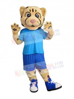 Cheetah mascot costume