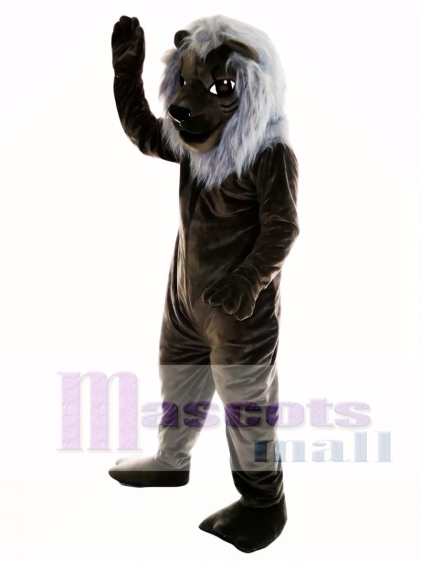 Black Lion Mascot Costume