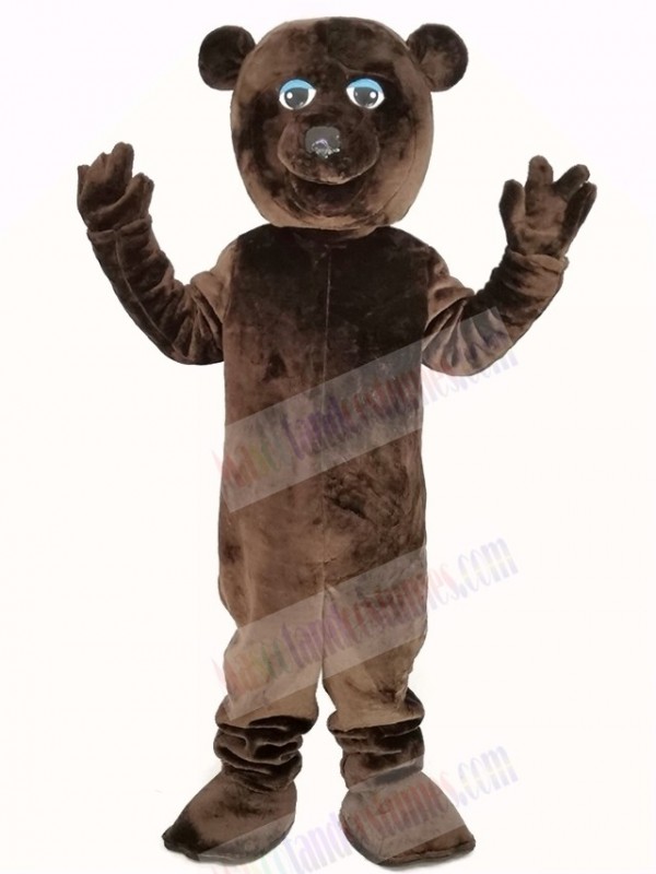 Cool Brown Bear Mascot Costume
