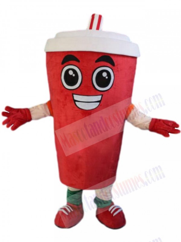 Smoothie Cup mascot costume