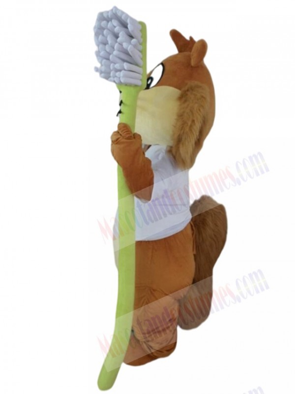 Squirrel mascot costume