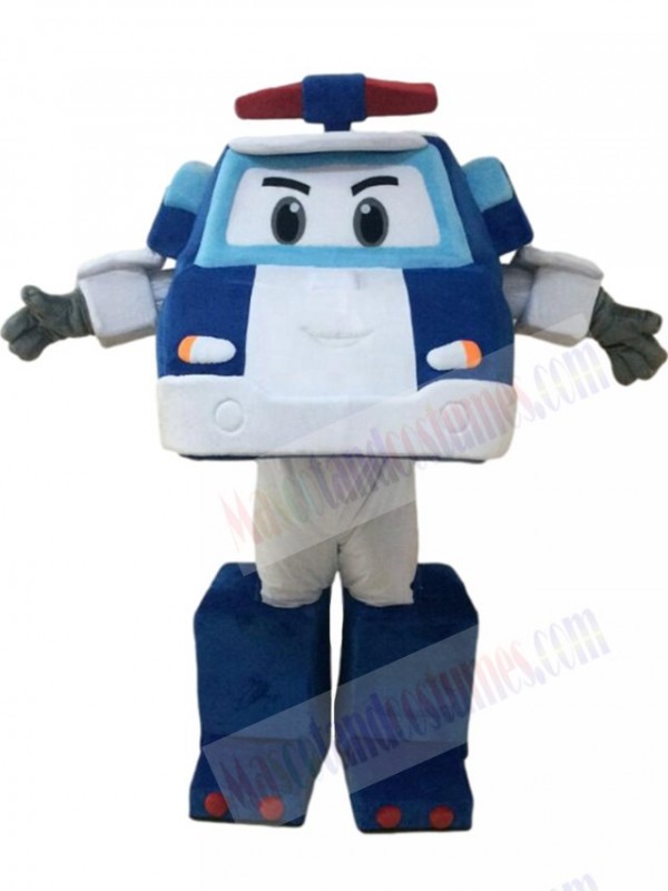 Police Car mascot costume