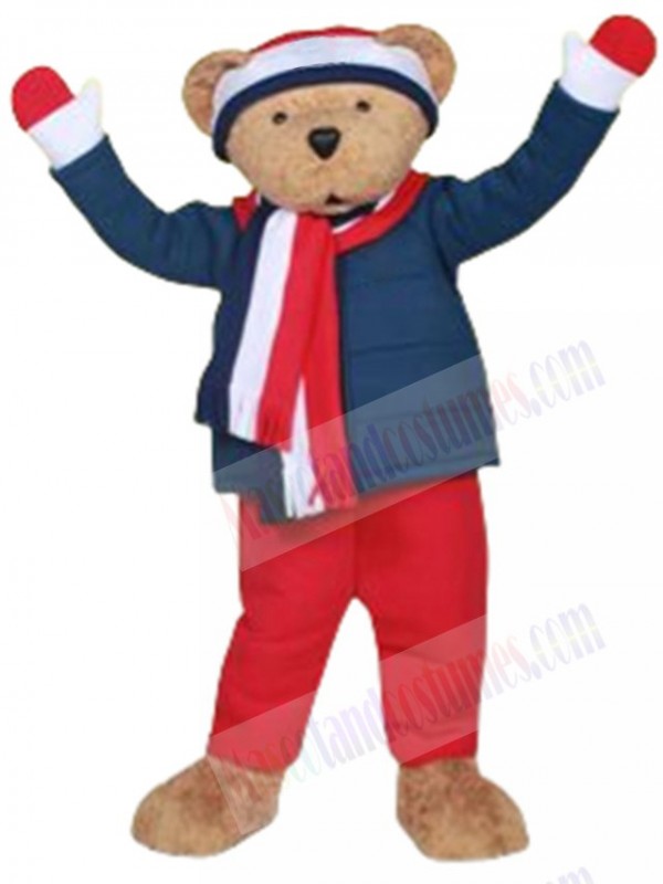 Ted E Bear mascot costume
