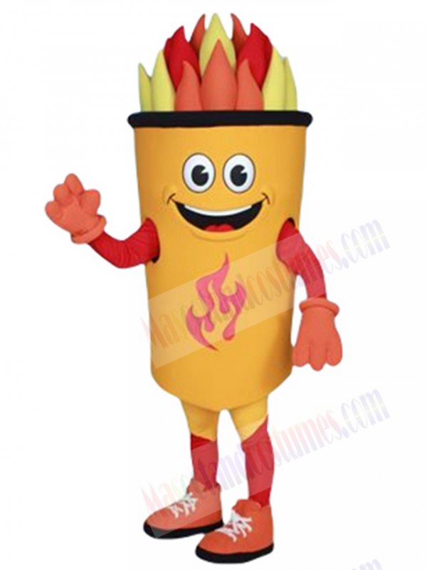 Torch mascot costume