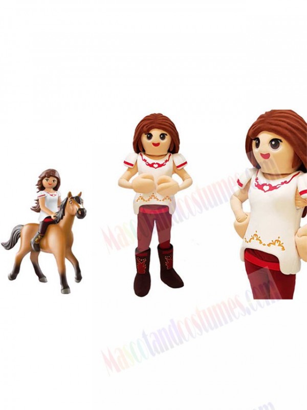 Female mascot costume