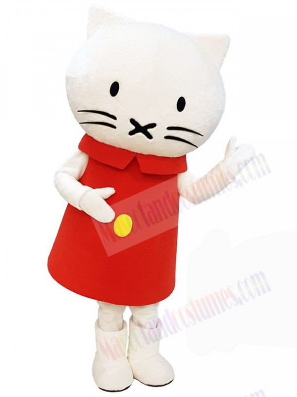 Musti Cat mascot costume