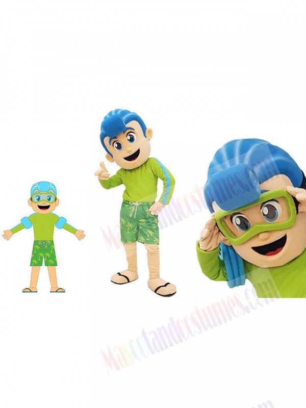 Boy mascot costume