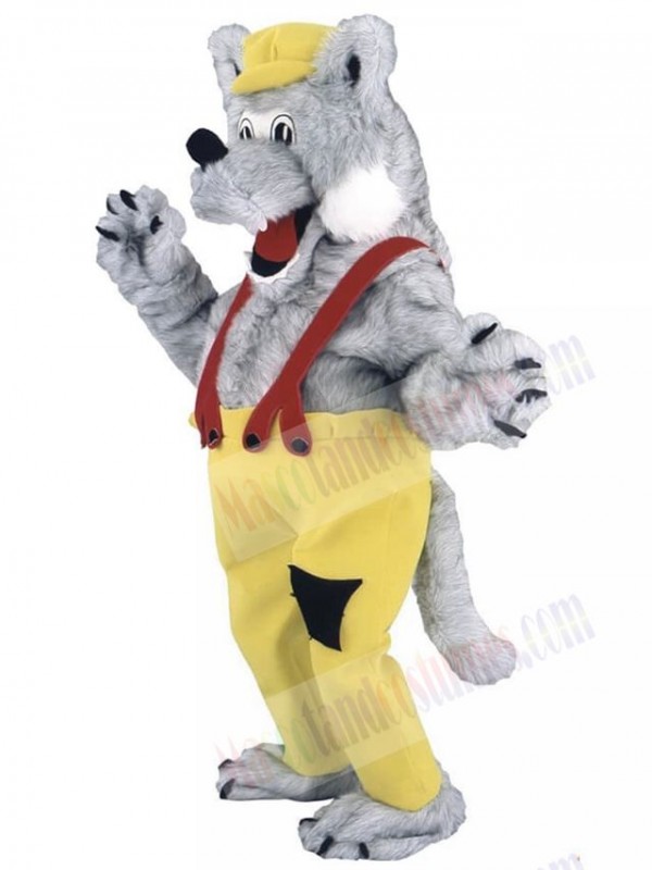Wolf mascot costume