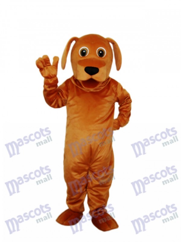 Golden Dog Mascot Adult Costume