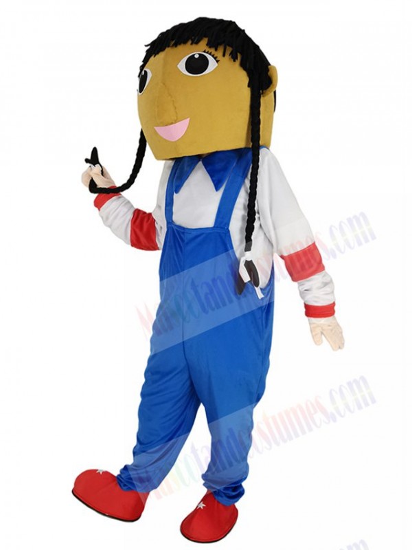 Cowgirl mascot costume