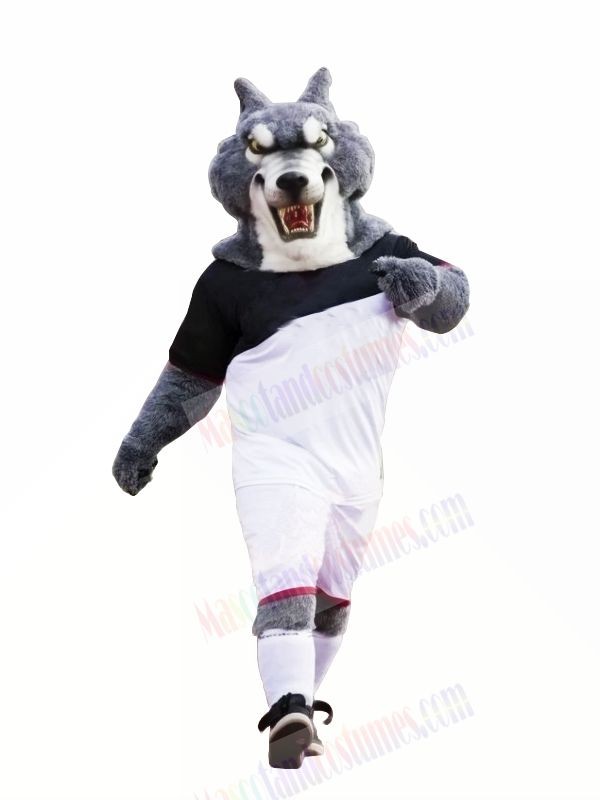 Football Wolf Mascot Costumes Cartoon	