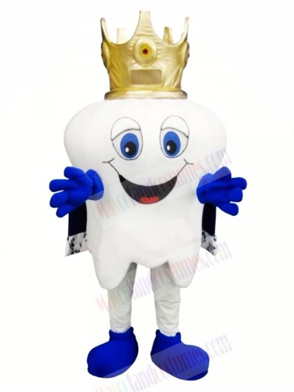 Happy Tooth Mascot Costume Cartoon