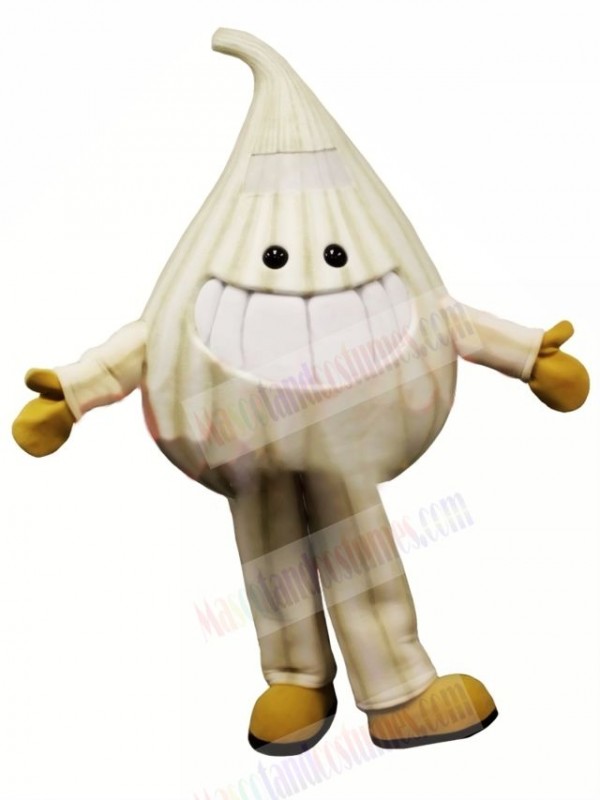 Garlic Mascot Costume Cartoon