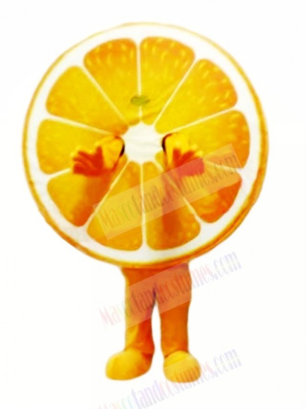 Juicy Orange Mascot Costume Cartoon