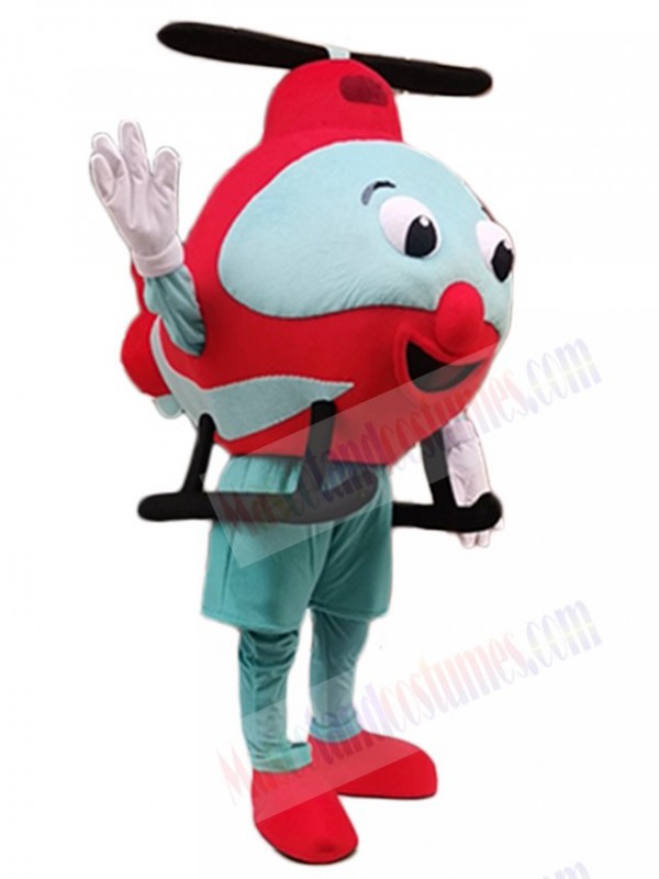 Helicopter mascot costume