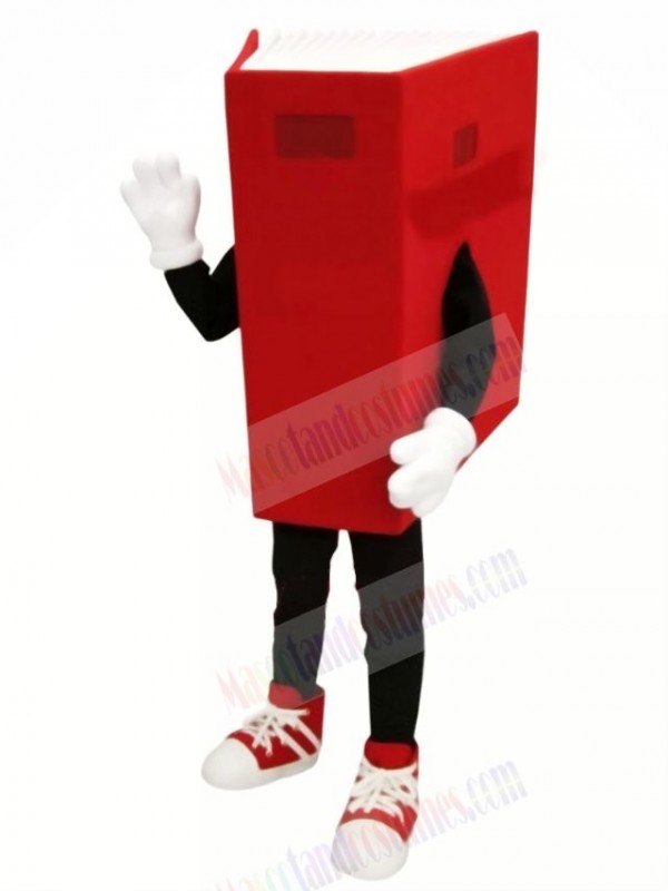 Red Book Mascot Costume Cartoon	