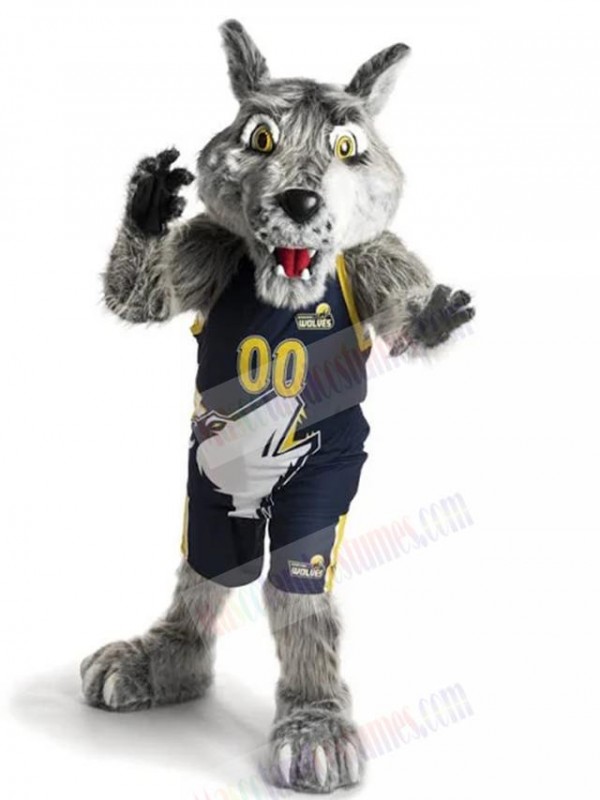 Wolf mascot costume