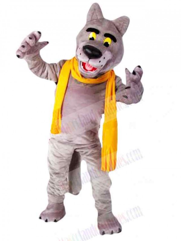 Wolf mascot costume