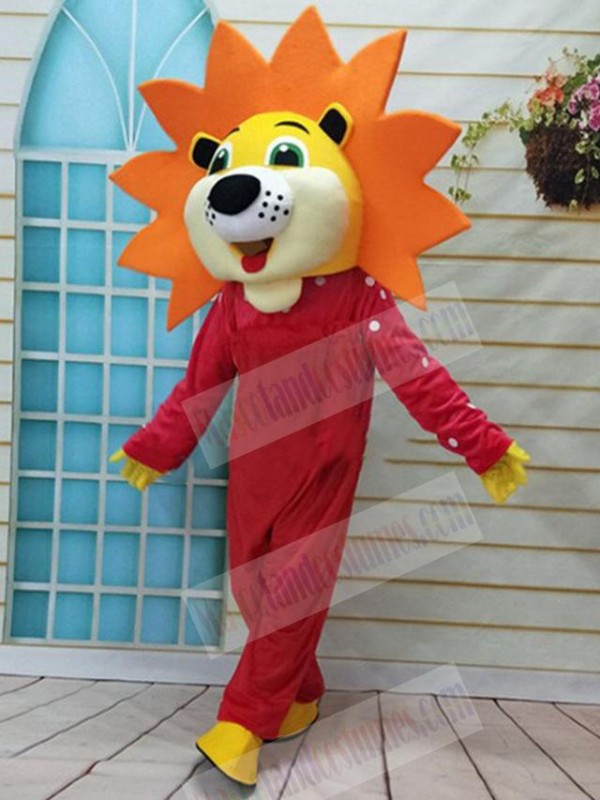 Lion mascot costume