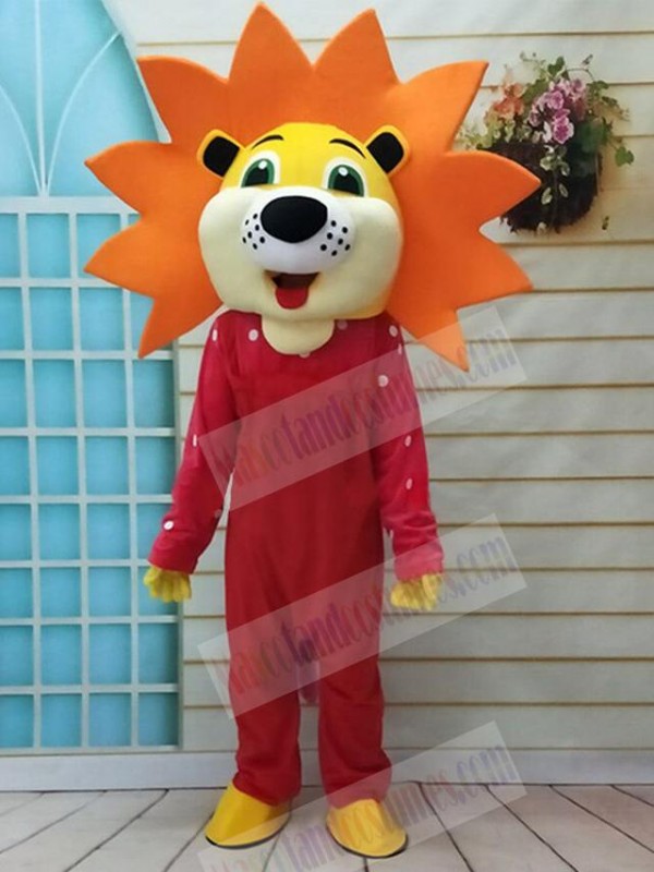 Lion mascot costume