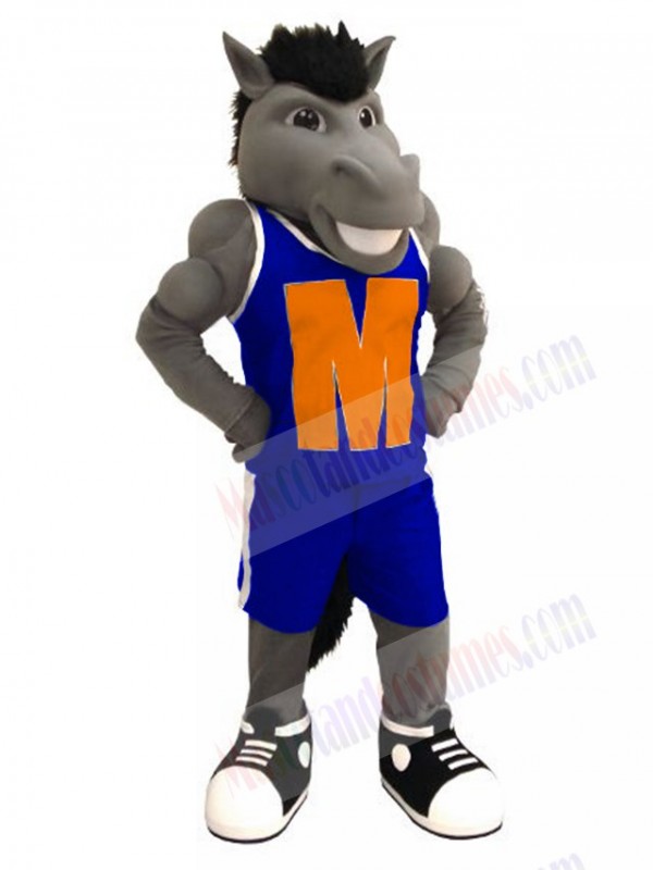 Mustang Horse mascot costume