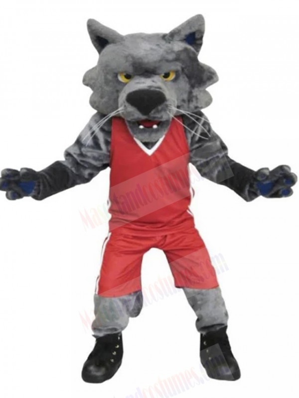 Wolf mascot costume