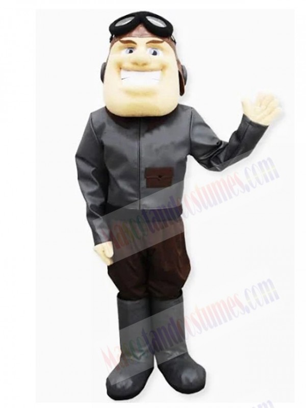 Aviator mascot costume