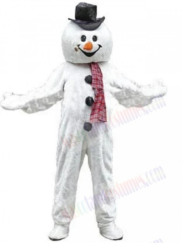 Snowman mascot costume