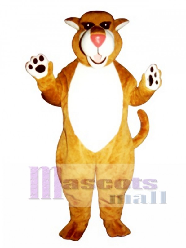 Cute Saber Tooth Cat Mascot Costume