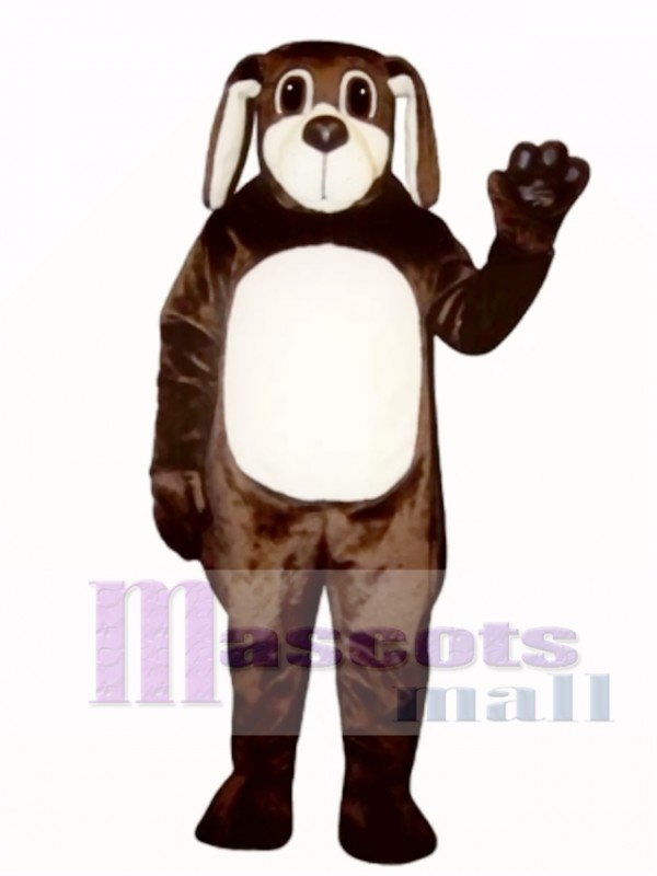 Cute Brown Dog Mascot Costume
