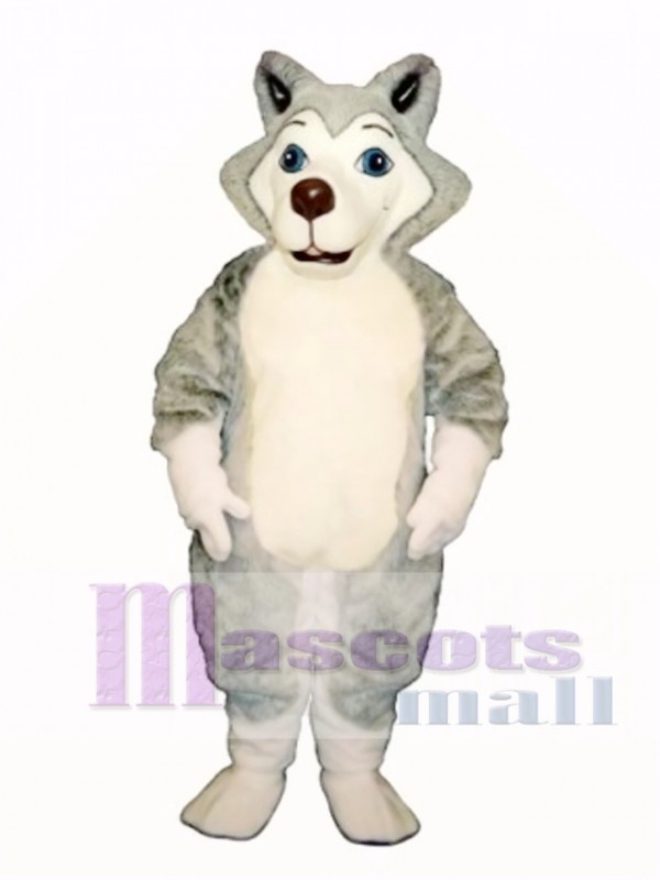Cute Herman Husky Dog Mascot Costume