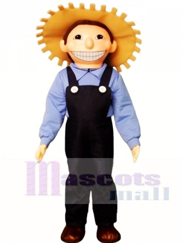 Farm Boy Mascot Costume