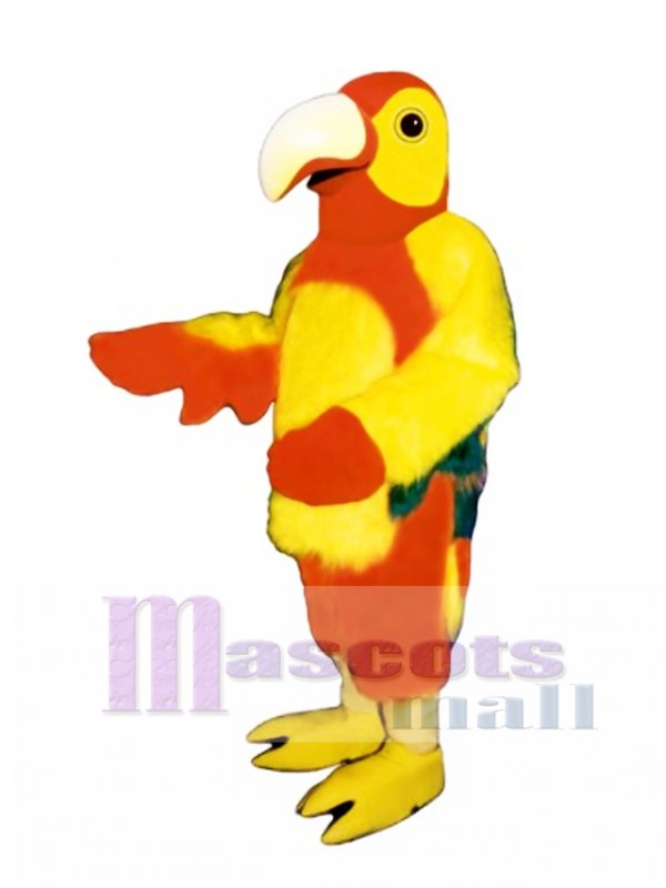 Cute Red Parrot Mascot Costume