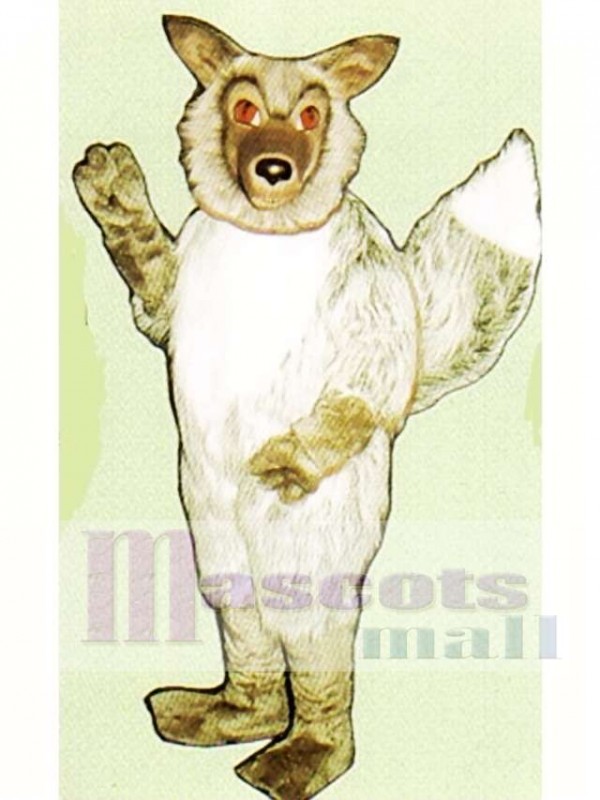 Cute Wolf Mascot Costume