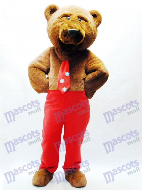 Dandy Bear Mascot Costume