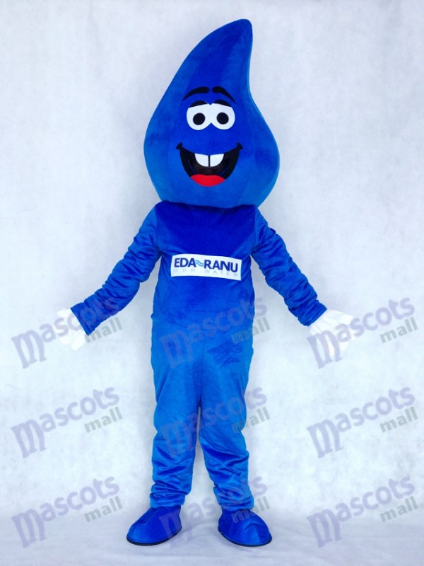 Water Drop Blue RainDrop Mascot Costume