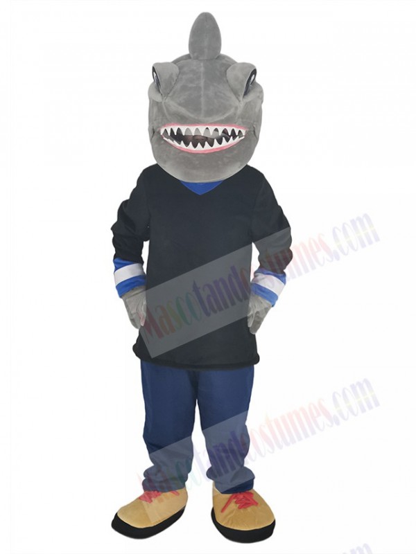 Shark mascot costume