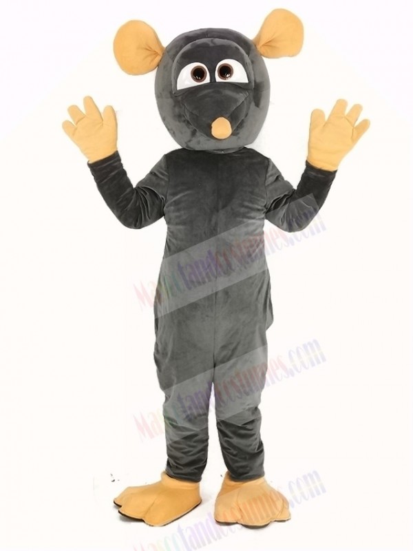 Grey Rat with Big Eyes Mascot Costume Animal