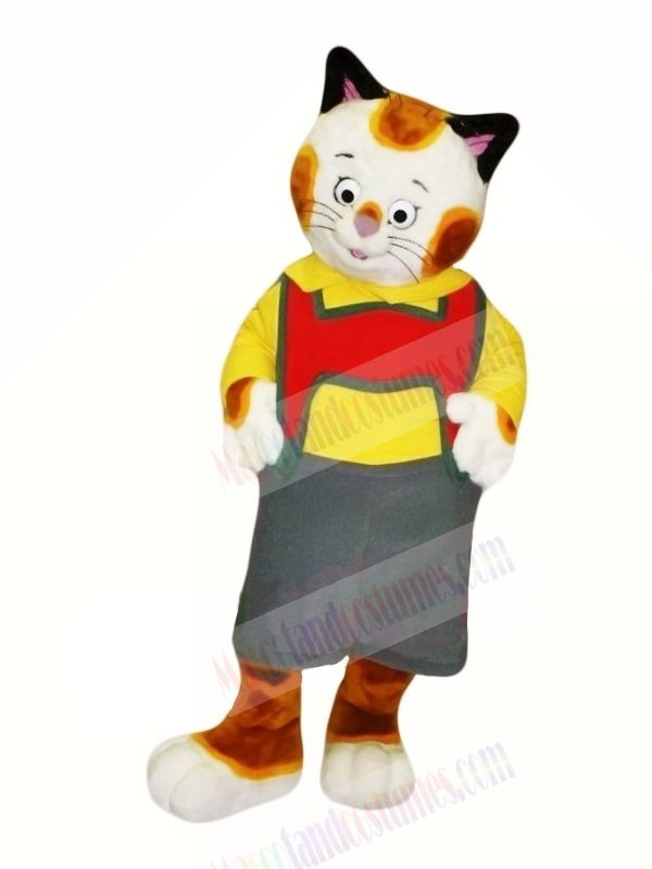 Cute Pattern Cat Mascot Costumes Cartoon