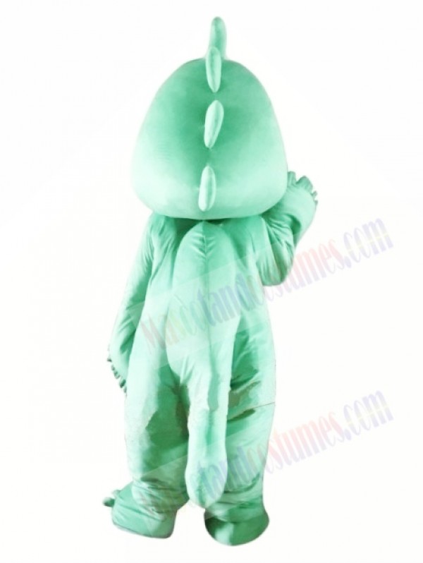Green Dinosaur Mascot Costume for Adults