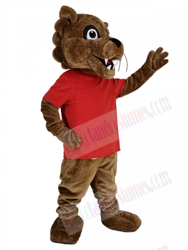 Cougar mascot costume