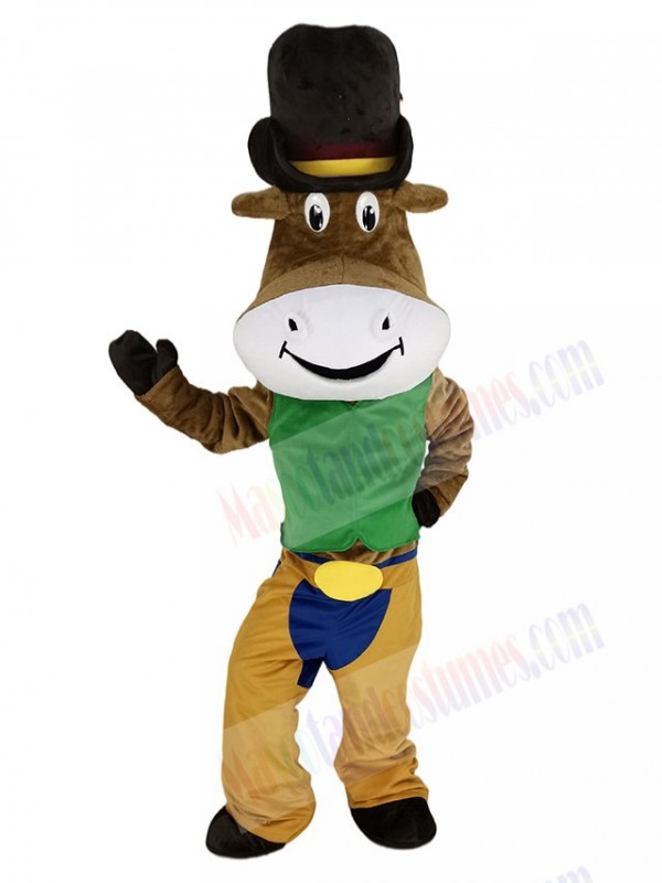 Cowboy Ox Cattle mascot costume