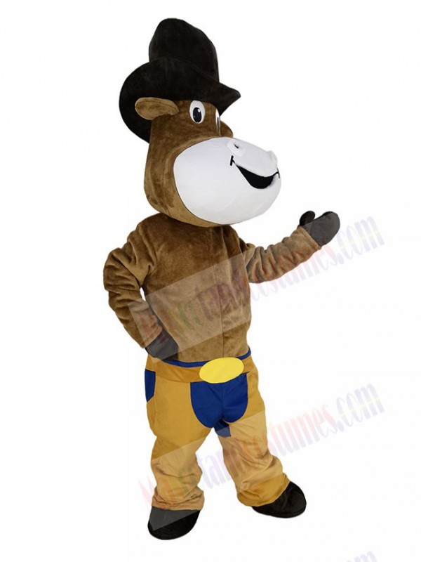 Cowboy Ox Cattle mascot costume