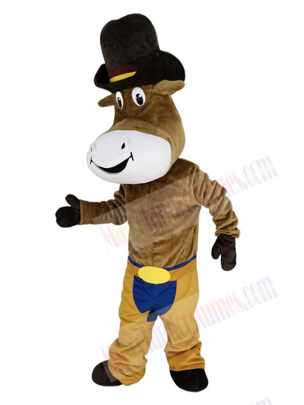 Cowboy Ox Cattle mascot costume